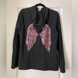 Victoria Secret Angel Wings- Full Zip Hoodie- Women’s Medium